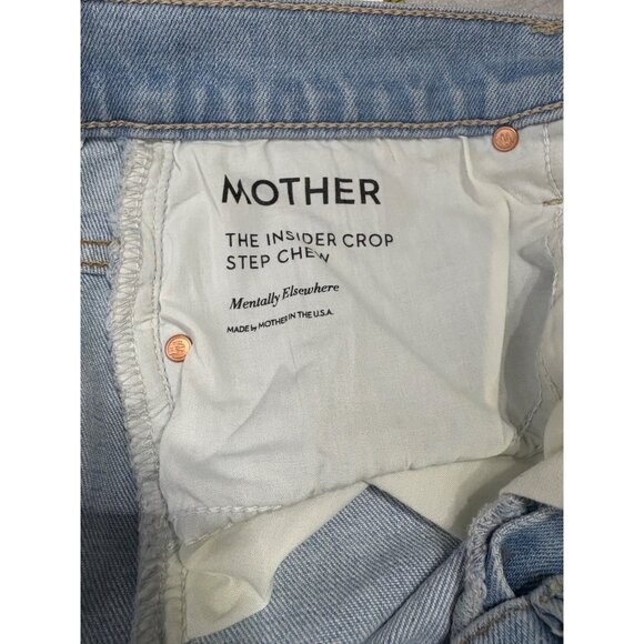 NWT Mother The Insider Crop Step Chew Mentally Elsewhere-sz 29 - Picture 13 of 13